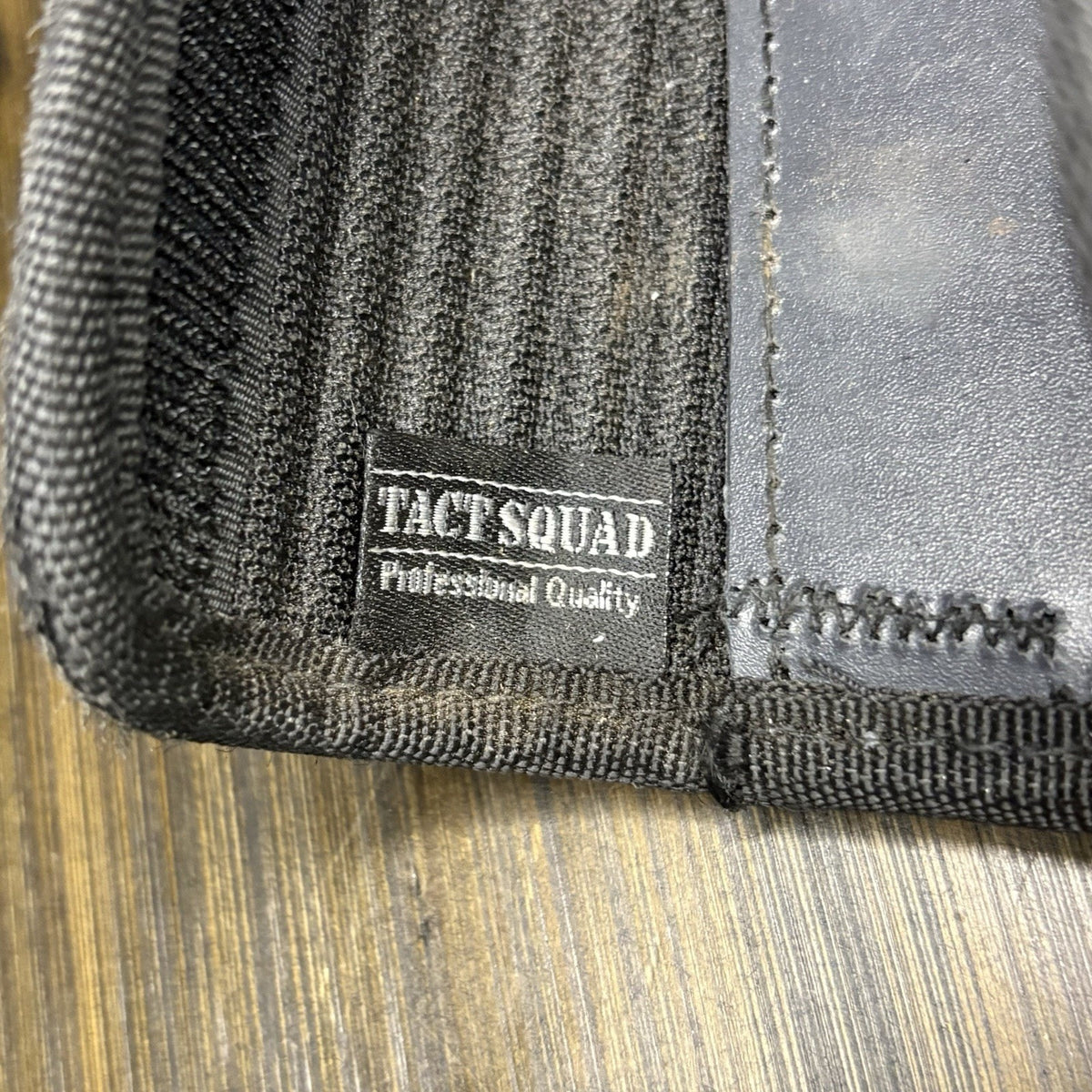 Tact Squad Key Keeper and Whistle w/ Quite Cover Black Nylon Key Chain Pouch