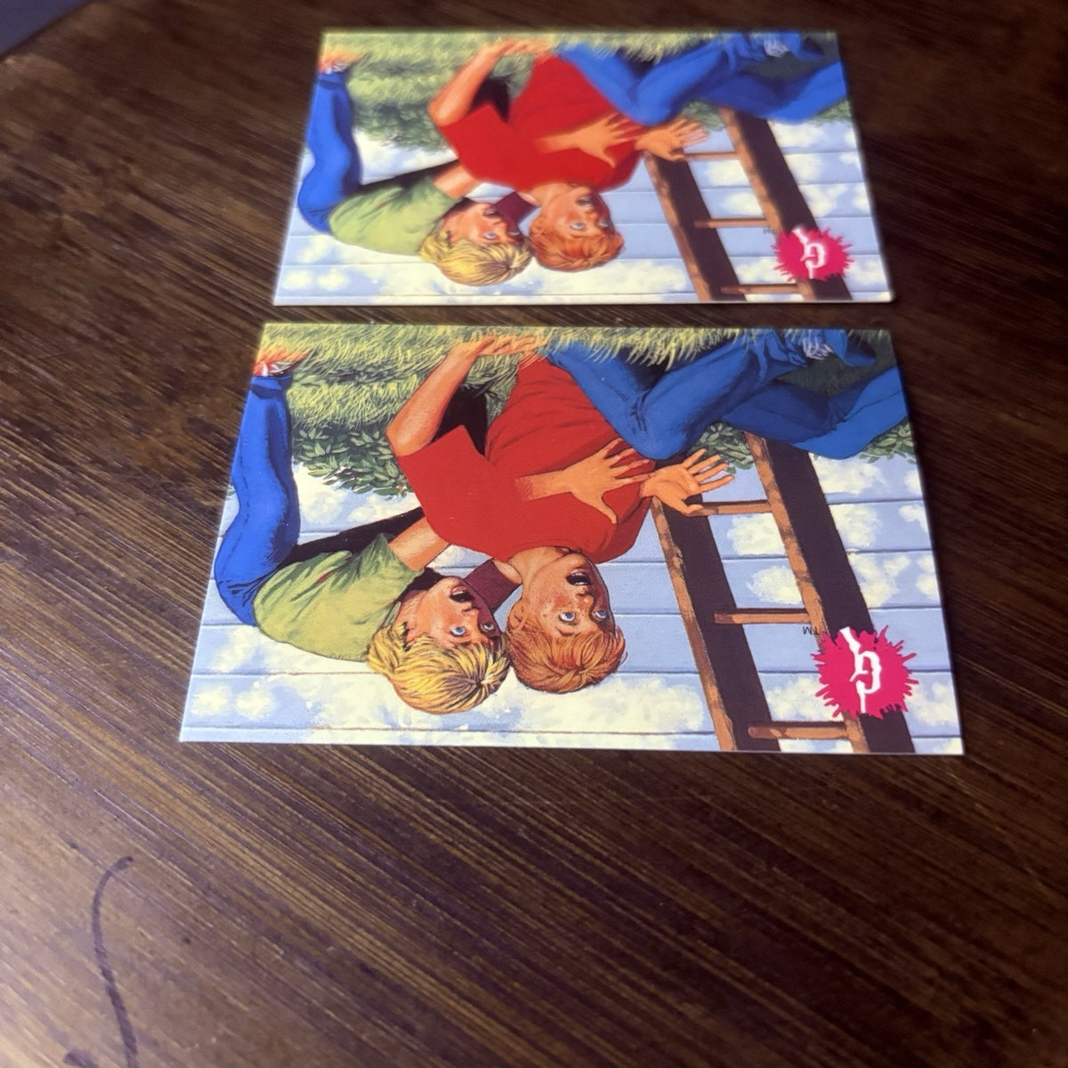 1996 Goosebumps Just Passing Through #28 Lot Of (2) High Grade Trading Cards
