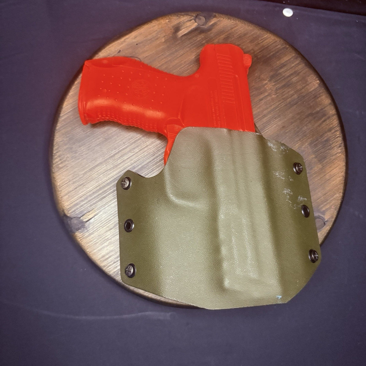 Smith And Wesson Kydex Holster Size SW99 OD Green Double Belt Loops