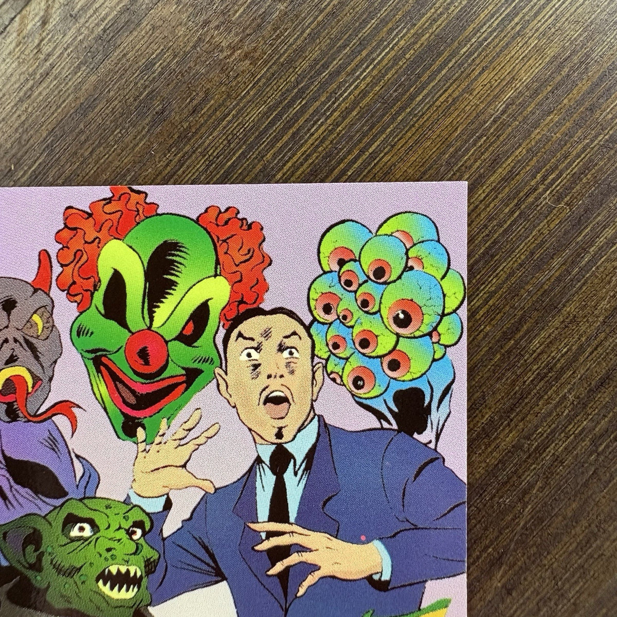 1996 Floating Faces Of Fear 33 R.L.Stine Goosebumps Trading Card, High Grade