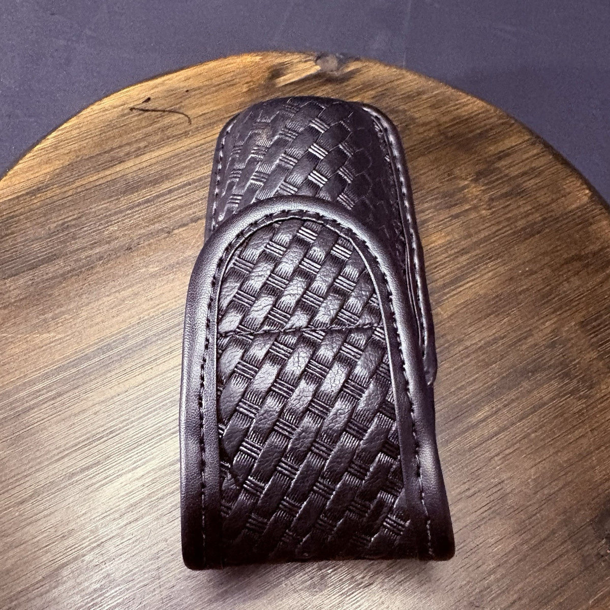 Bianchi Mace Pouch 7911 Size Small Basketweave Law Enforcement Hidden Snap