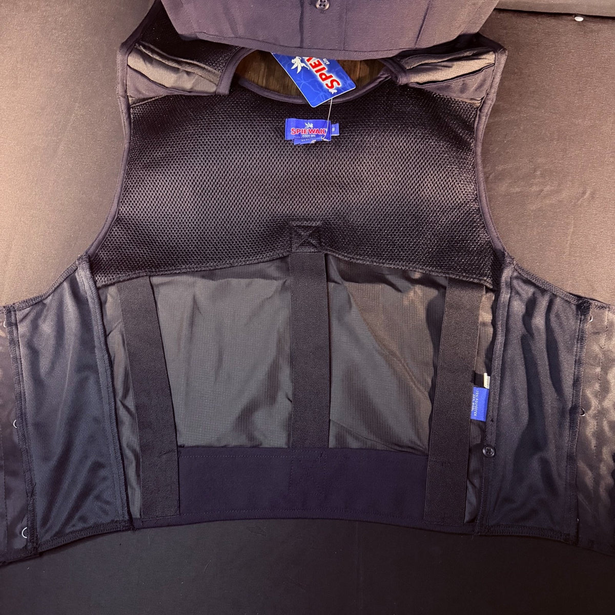 Spiewak Tactical Armor Carrier Vest Size 2XL XXL Long Dark Navy Mic Tab Duty