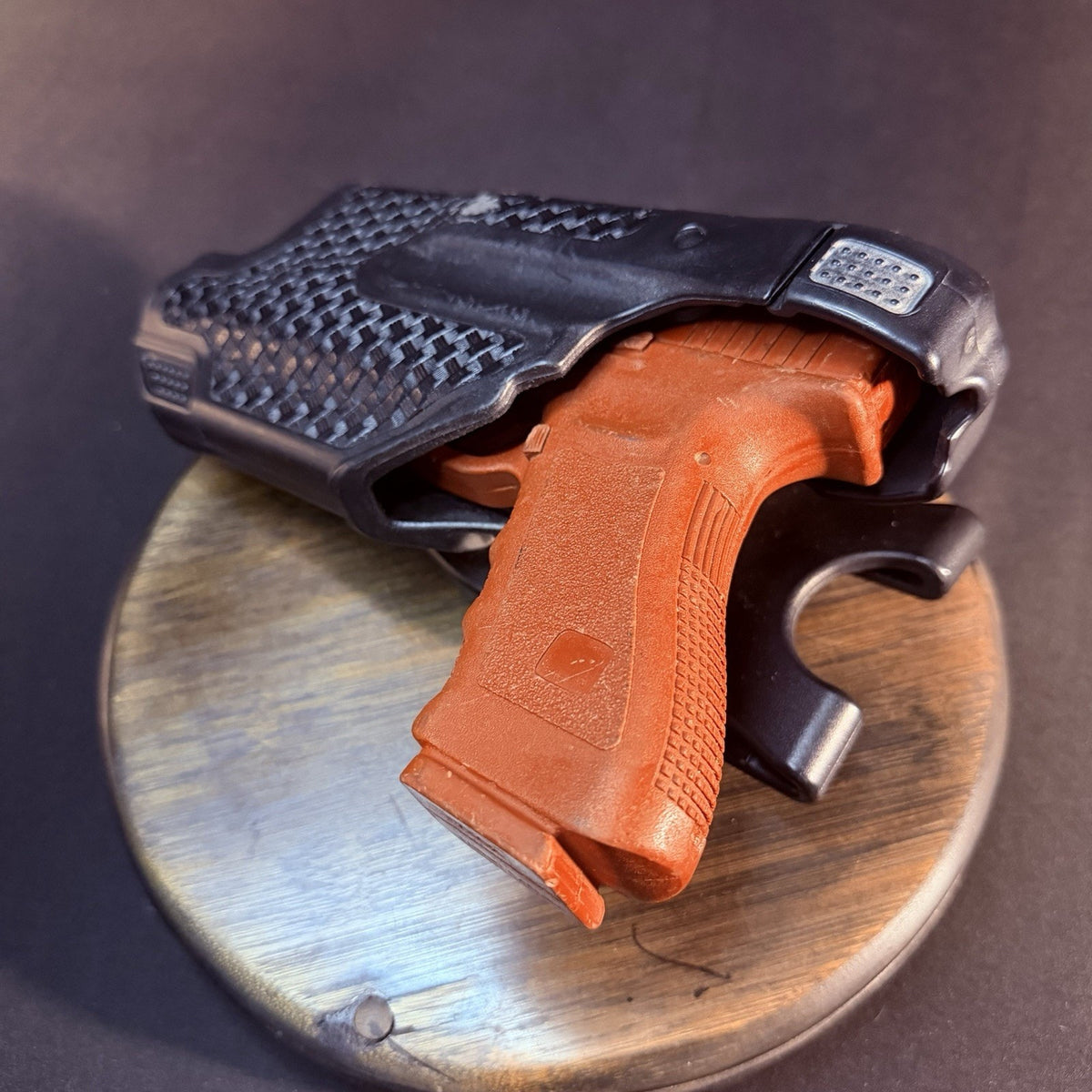 Blackhawk Epoch Duty Holster Size Glock 17/22/31 Basketweave Leather w/ Light RH