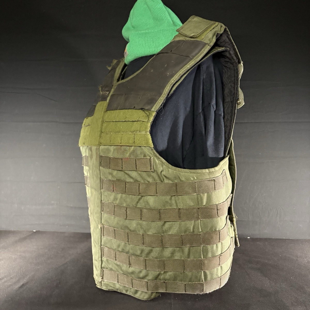 Protech 3A Tactical Carrier Size Large Vest Overlap Chest IIIA Shoulder Armor