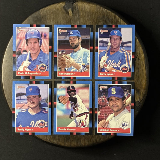 Donruss 1988 High Grade Cards #617, #618, #619, #620, #621, #622 (Lot of 6)