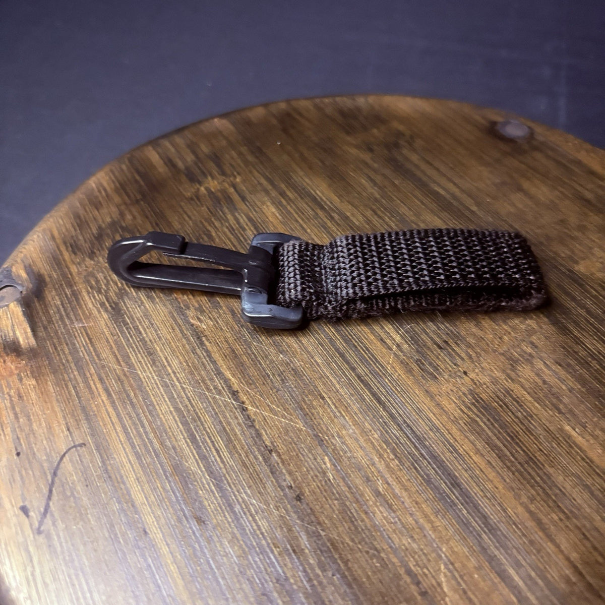 Duraflex Clip w/Nylon Loop 1 INCH Feel-Safe Snap Hook and Retainer Buckle Black