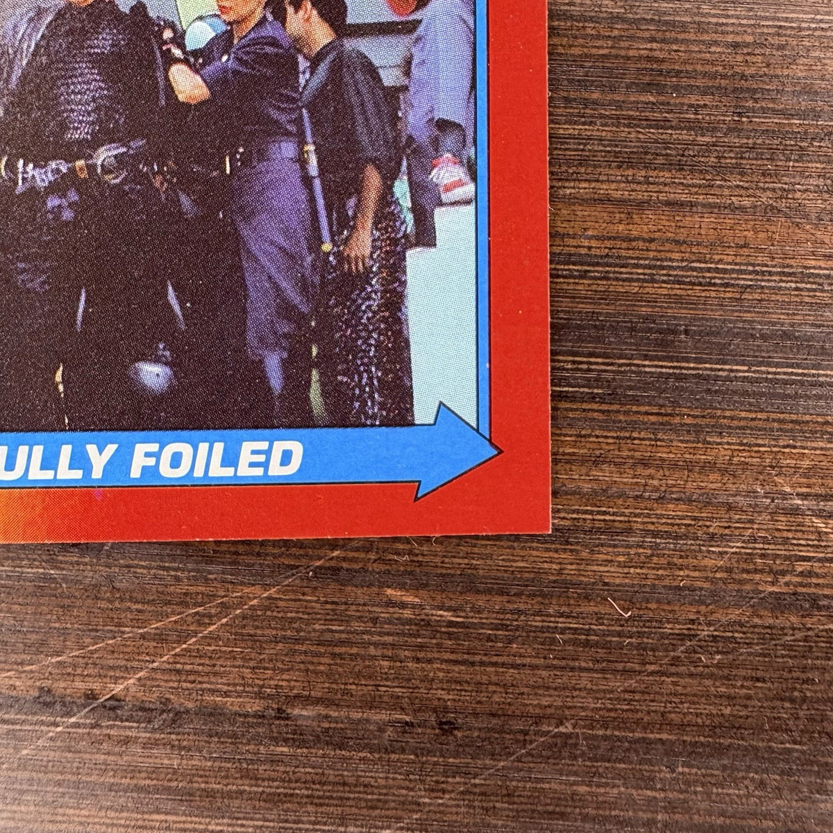 Back To The Future 2 1989 Topps #22 "Griff Is Fully Foiled" High Grade Card