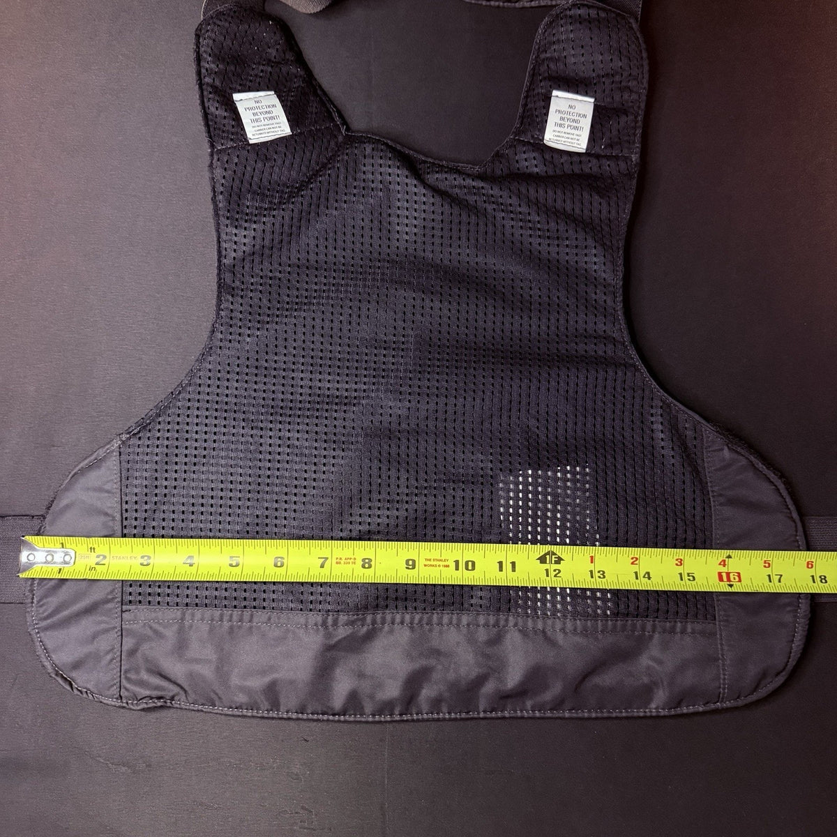Armor Express Women's Concealable Carrier Vest Size Small Black w/Straps