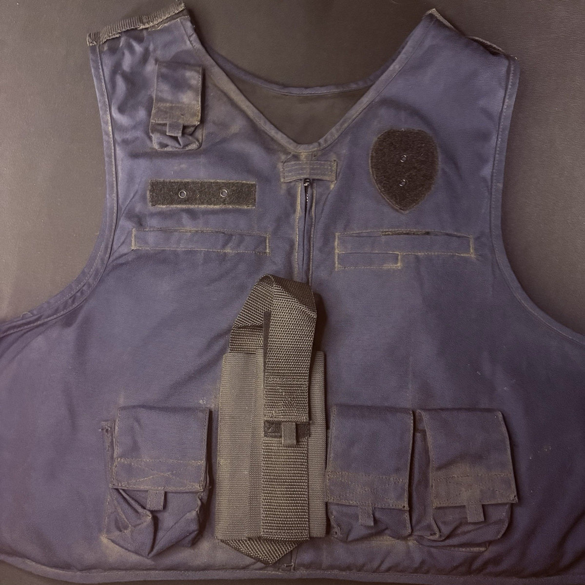 American Body Armor 3A Tactical Carrier Size Large Blue w/Pouches IIIA Ballistic