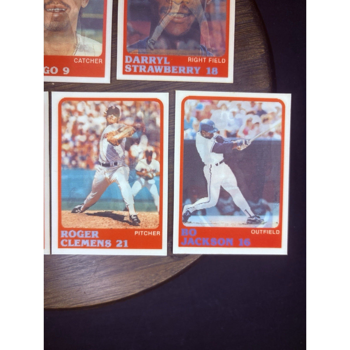 Vintage 1988 Hologram Sportflics (Lot of 7) Rare High Grade Card BO JACKSON