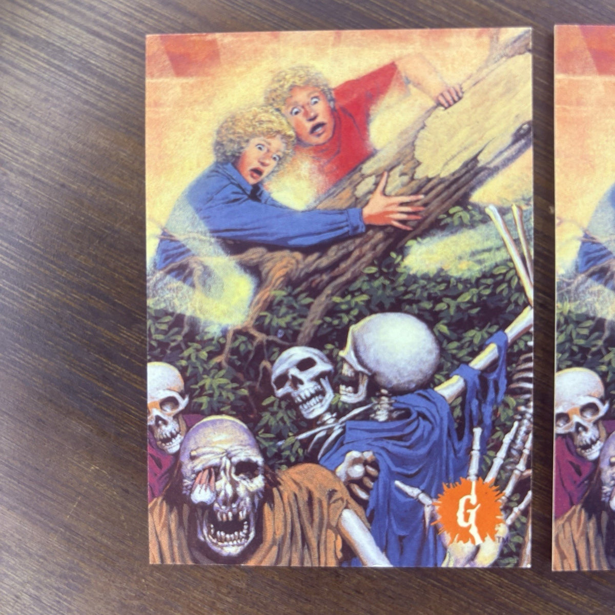 1996 Goosebumps #3 Death of the Living Dead Lot Of (2) High Grade Topps Card