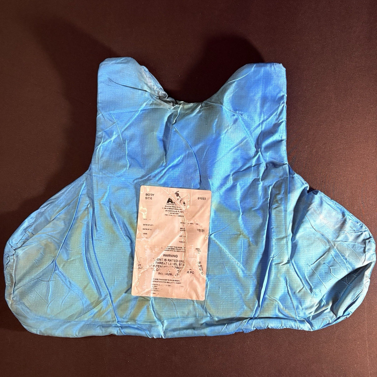 US Armor Vest Ballistic Level 2 (II) Size Medium ABA Bulletproof Body Armor