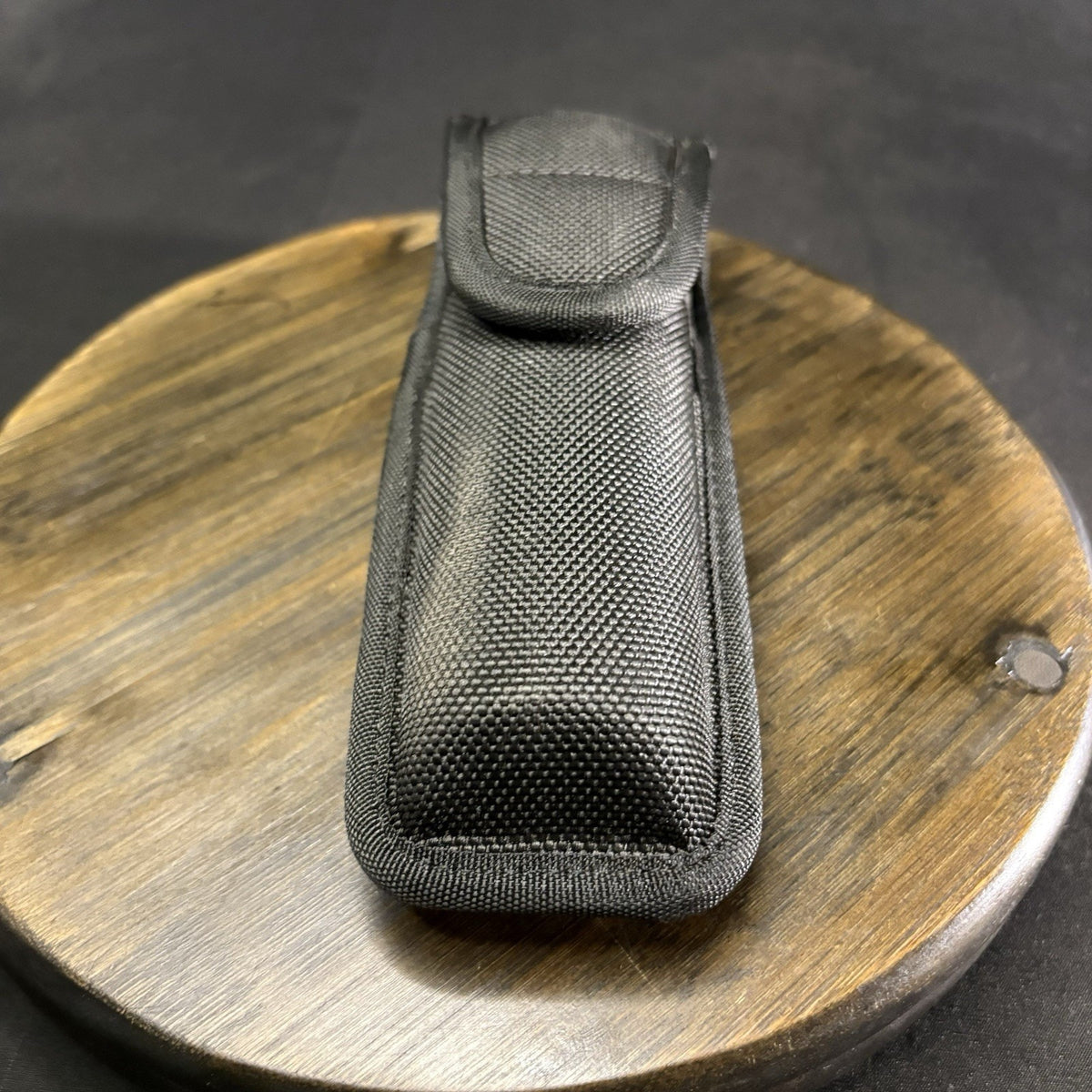 Bianchi Flashlight Pouch Size 7” Black Nylon Accumold Hook Loop Closure
