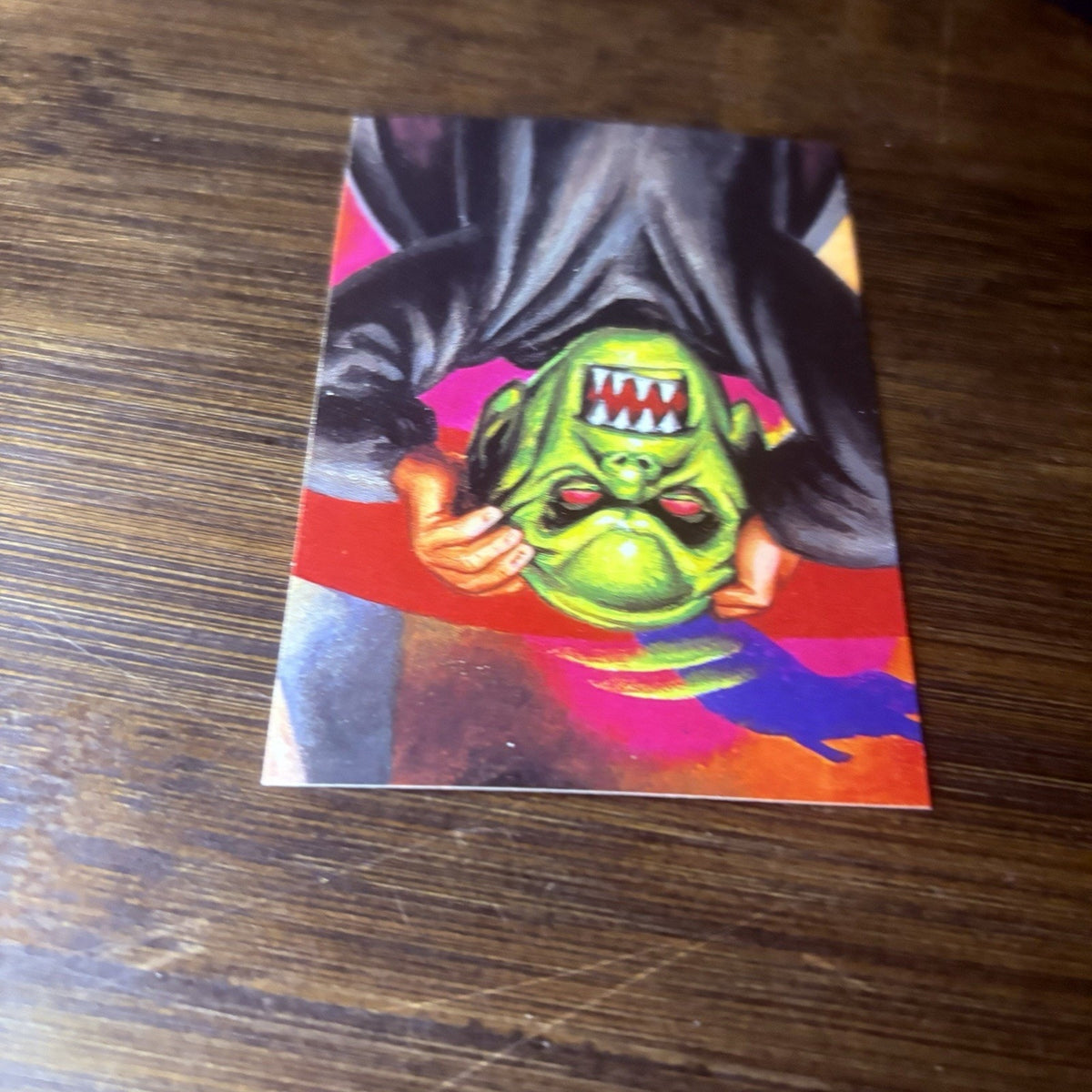 1996 Goosebumps Haunted Mask #44 High Grade Topps Trading Card, See Photos