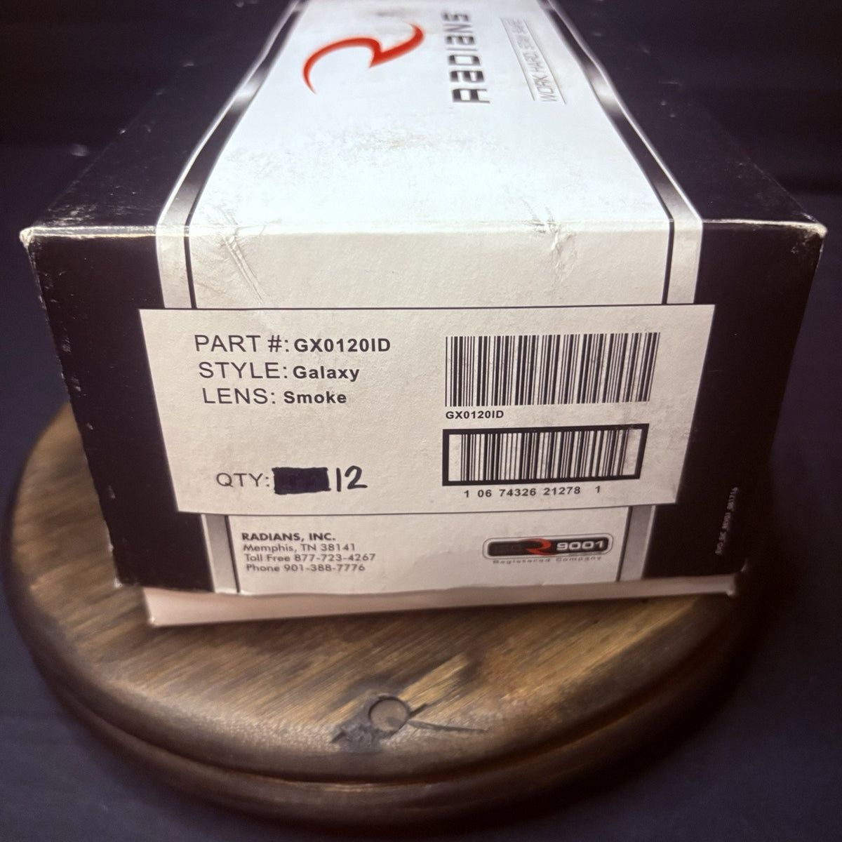 Radians GX0121ID Safety Glasses (Box Of 12)