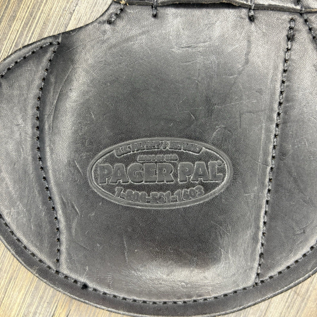 Pager Pal Concealed Carry Holster Black Genuine Leather Right Handed