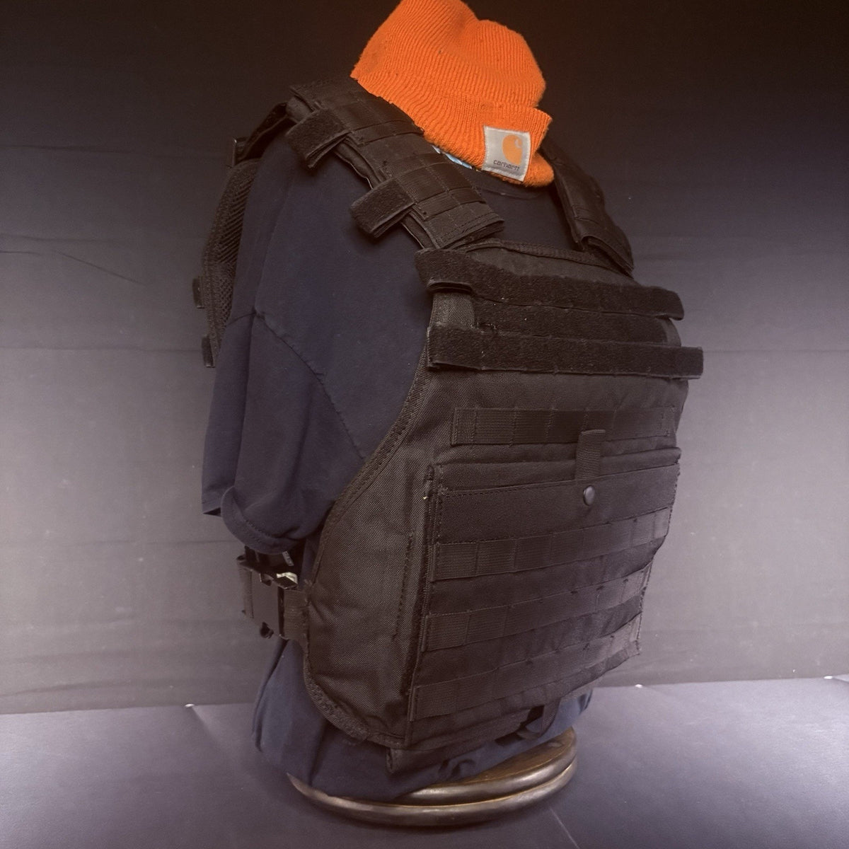 Protech Plate Carrier Vest 10"X 12" Size: Adjustable Black MOLLE