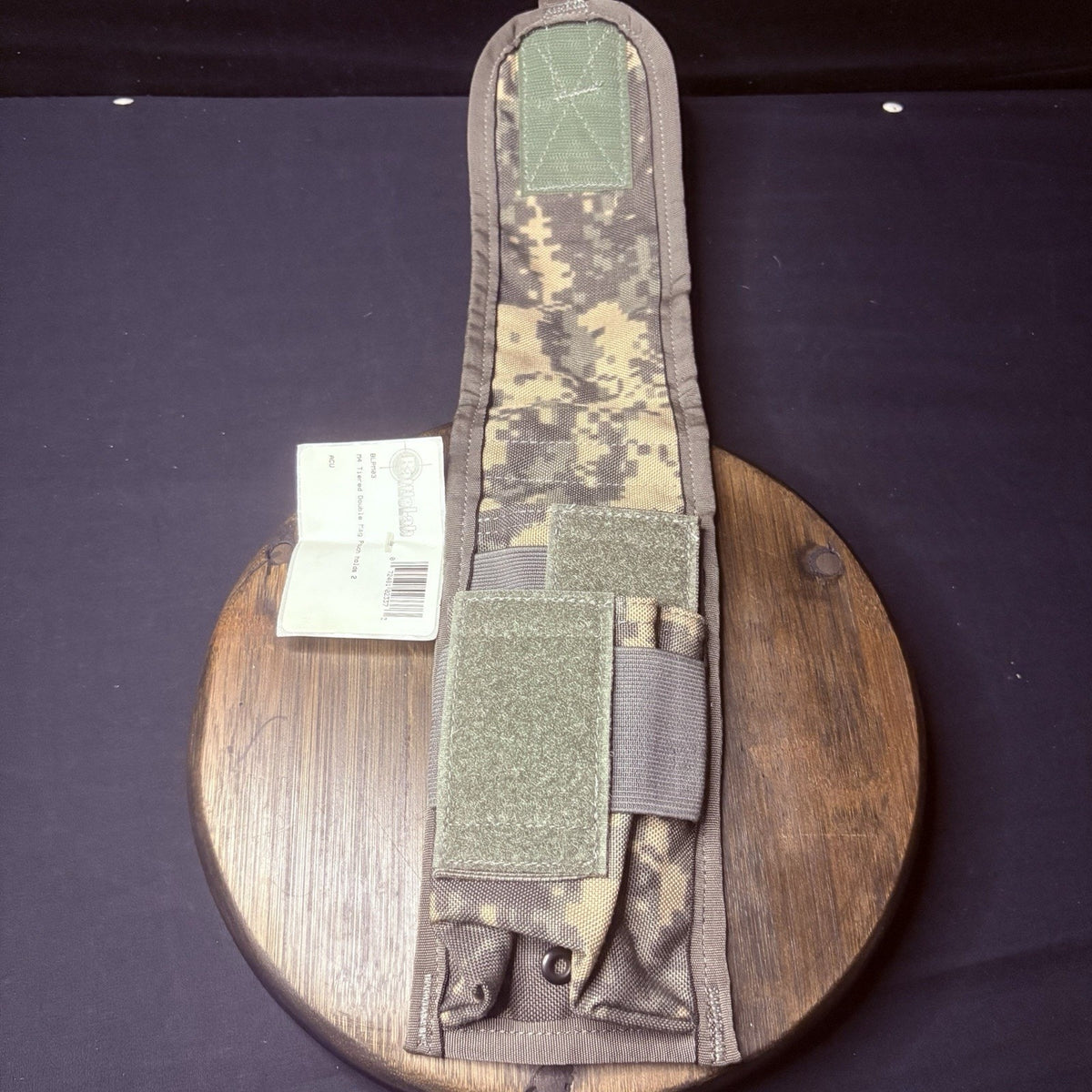 BattleLab 5.56 M4 Rifle Double Tiered Magazine Pouch Multicam Made In USA 2 Mags