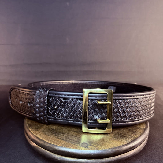 Bianchi 7960 Duty Belt Size 36"- 38" Brass Buckle, AccuMold Elite Browne 2.25"