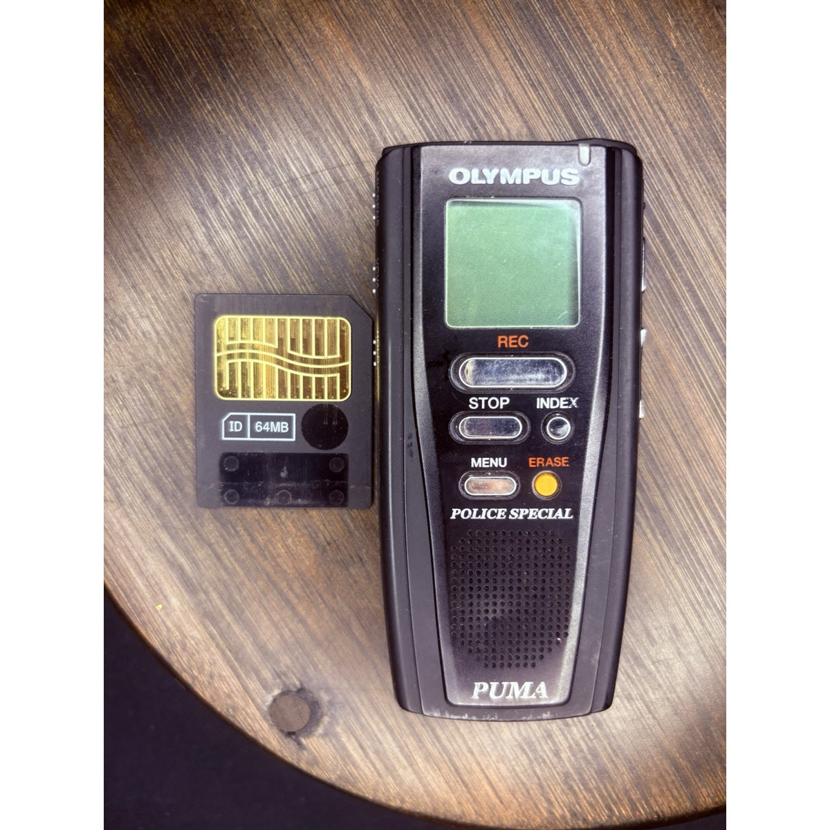 Olympus Puma Voice Recorder w/ Aker Leather Holster, Dictation