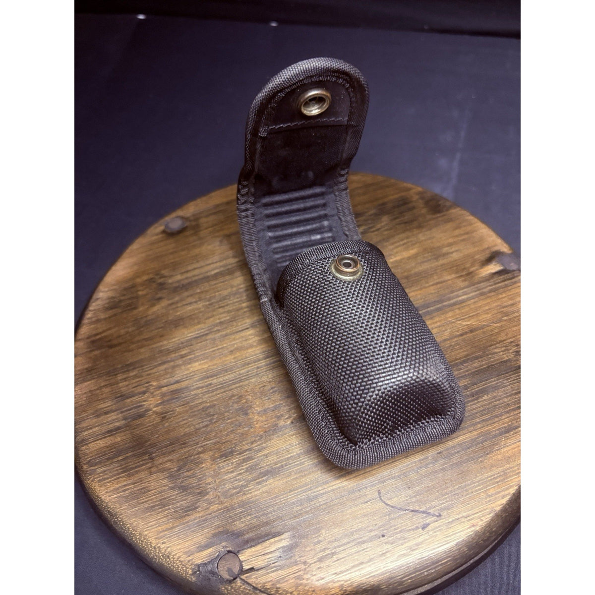 Bianchi Mace/Pepper Spray Holder 7307 Series AccuMold Small Black Hidden Snap
