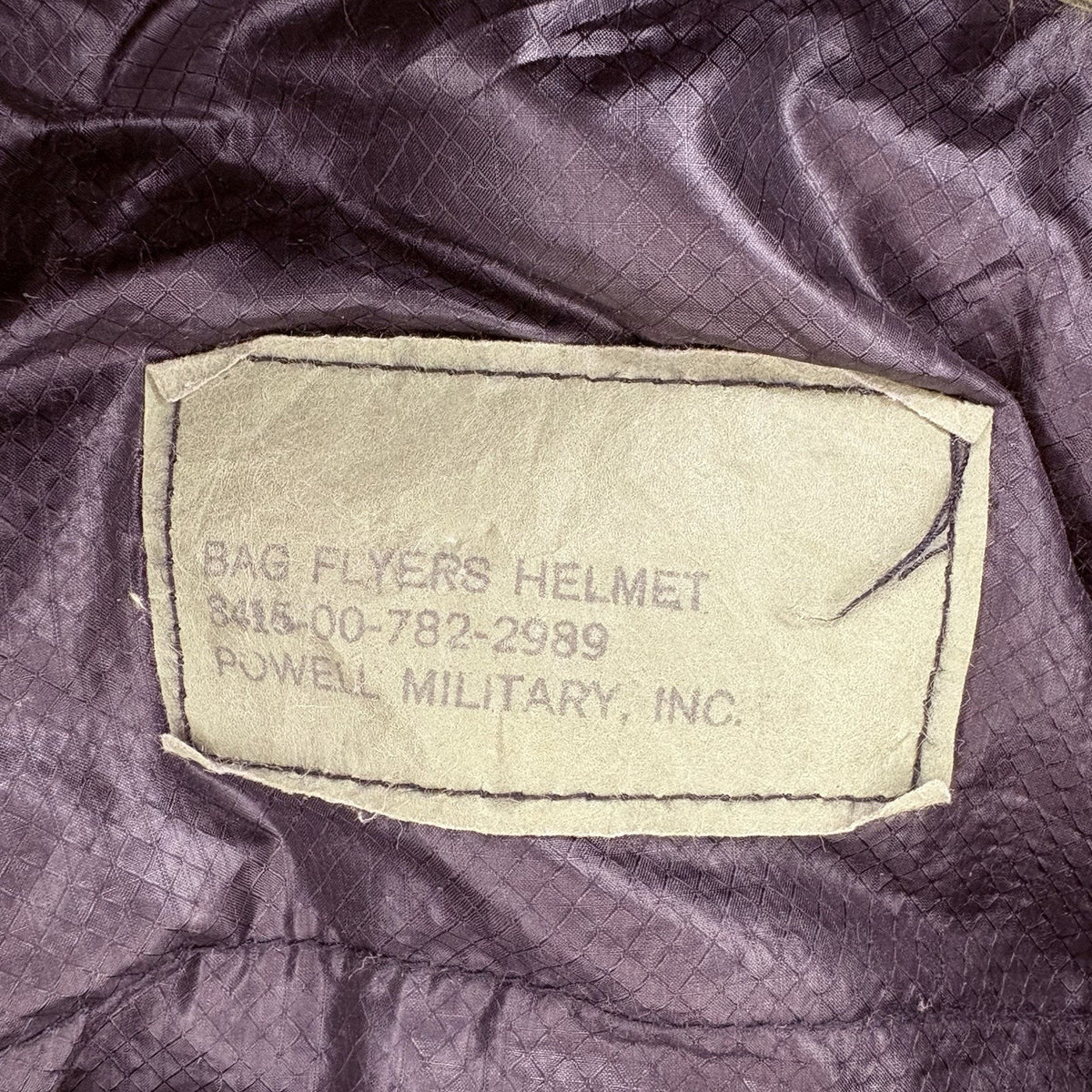 Flyers Helmet Bag with Brass Zipper & Handles 19" x 19", 3 Pocket Bag