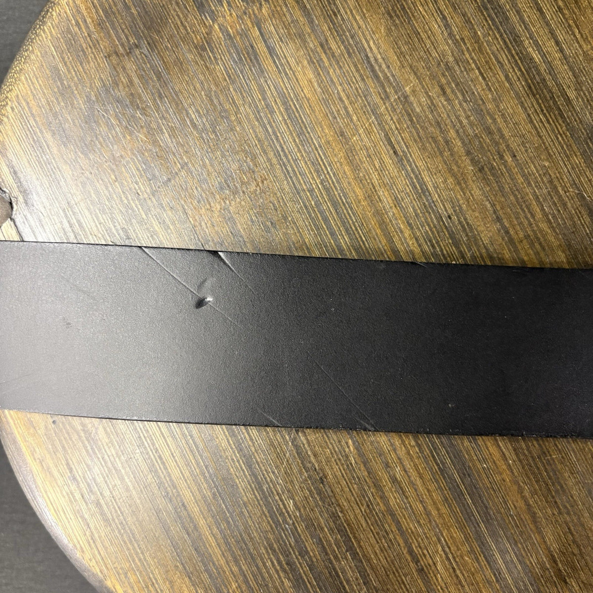 Galls Off Duty Belt Size 42” Plain Black Leather w/ Brass Buckle LP1213 Law Pro