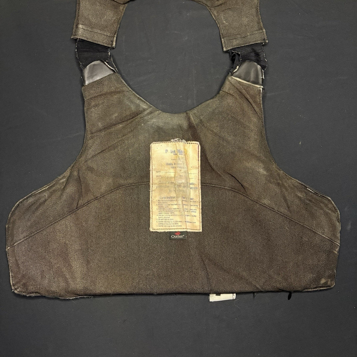 PB Ballistic Level 2 II Vest Size Small Concealable Vest w/ Trauma Plate