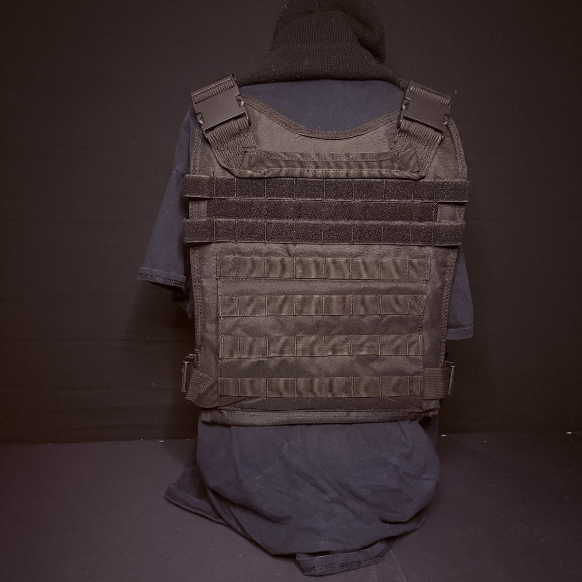 Protech Plate Carrier Vest 10"X 12" Size: Adjustable Black MOLLE