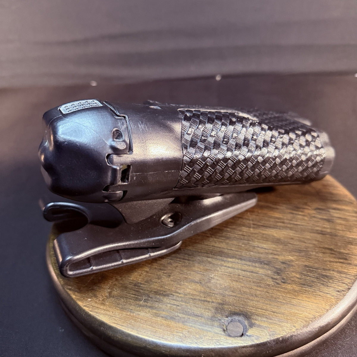 Blackhawk Epoch Duty Holster Size Glock 17/22/31 Basketweave Leather w/ Light RH
