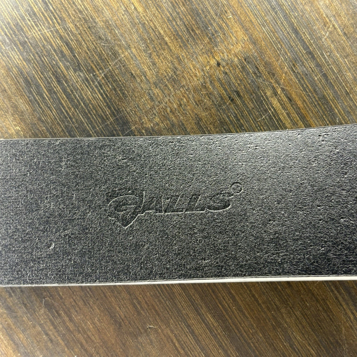 Galls Off Duty Belt Size 32” Plain Black Leather w/ Chrome Buckle LP1213 Law Pro