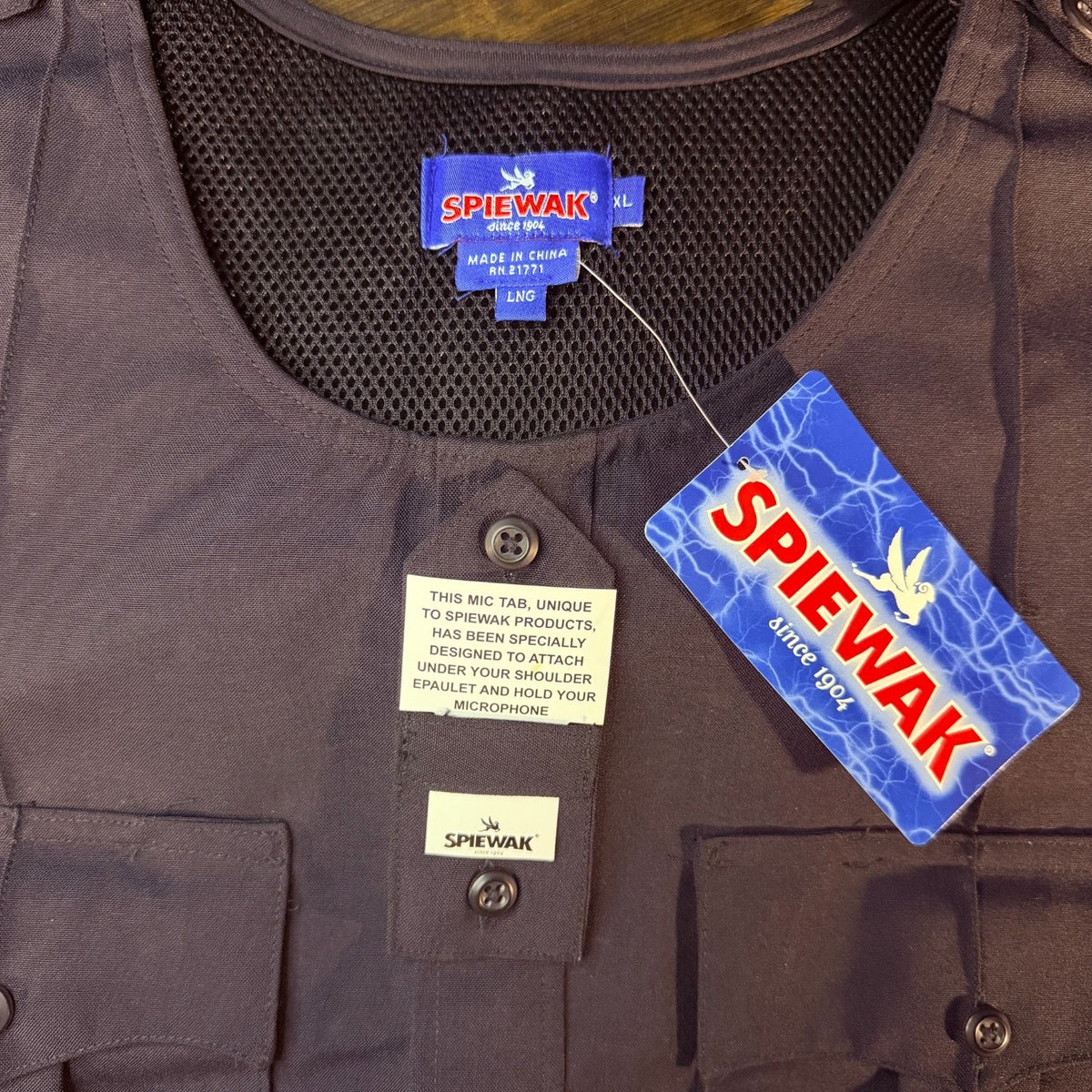 Spiewak Tactical Armor Carrier Vest Size 2XL XXL Long Dark Navy Mic Tab Duty