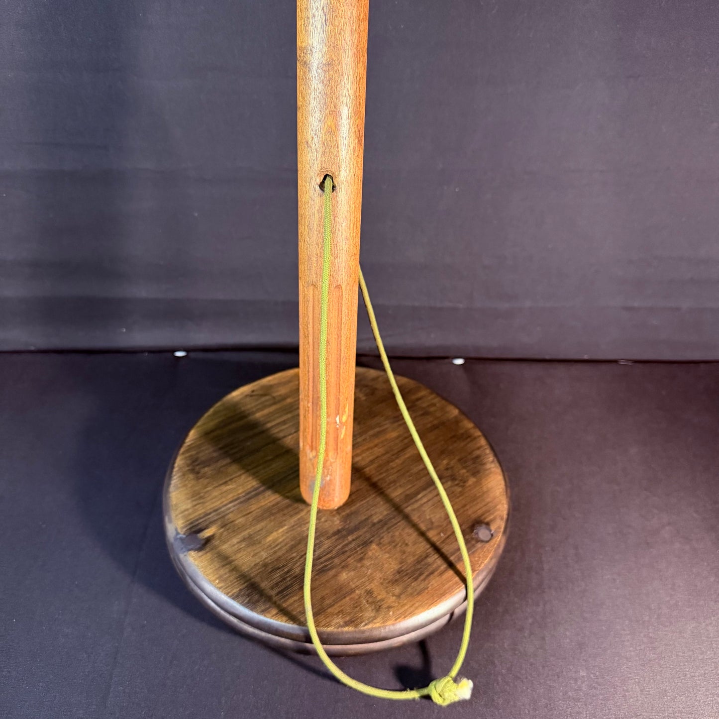Vintage Vietnam Era US Engraved Wooden Military Baton 36" Grip