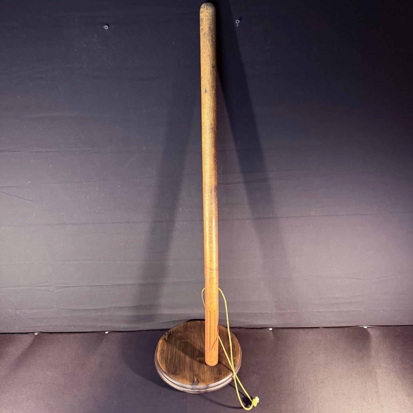 Vintage Vietnam Era US Engraved Wooden Military Baton 36" Grip